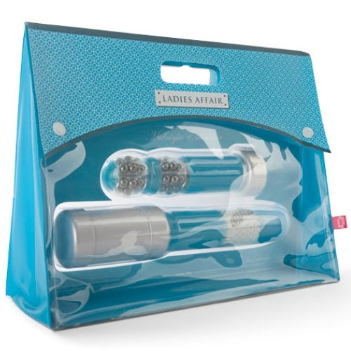 KIT VIBRADOR DUPLO LADIES AFFAIR MIDNIGHT ENCOUNTER - Lust Sexshop