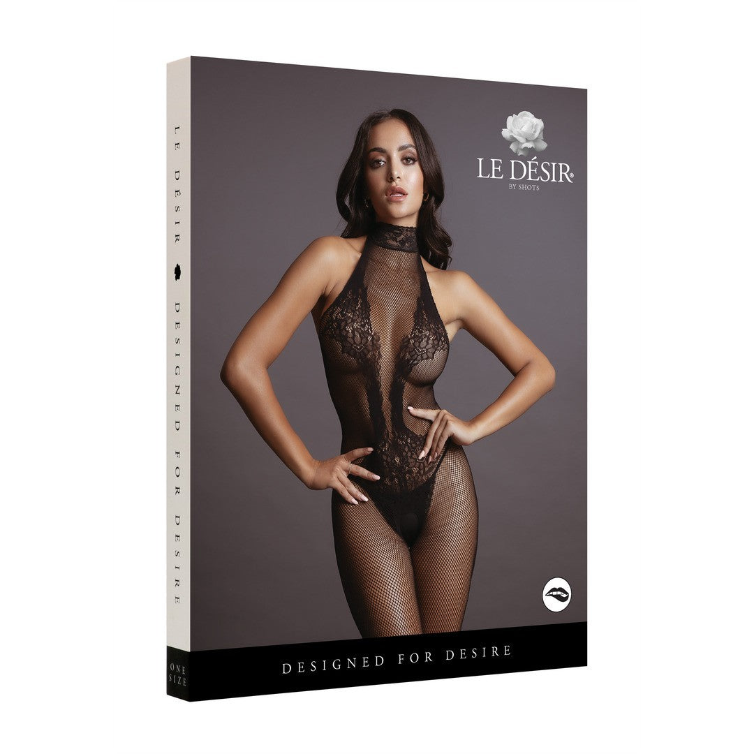CATSUIT FISHNET AND LACE LE DÉSIR