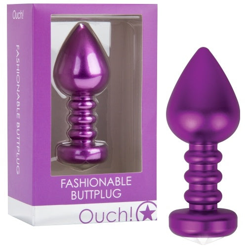 PLUG ANAL FASHIONABLE BUTTPLUG ROXO - Lust Sexshop