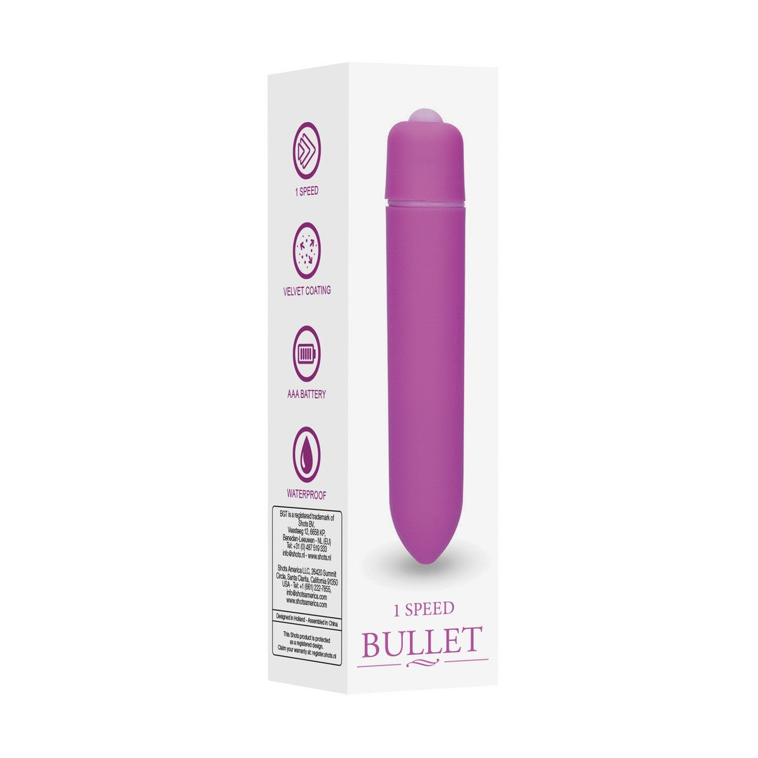 BALA VIBRATÓRIA 1 SPEED BULLET ROXO BE GOOD TONIGHT