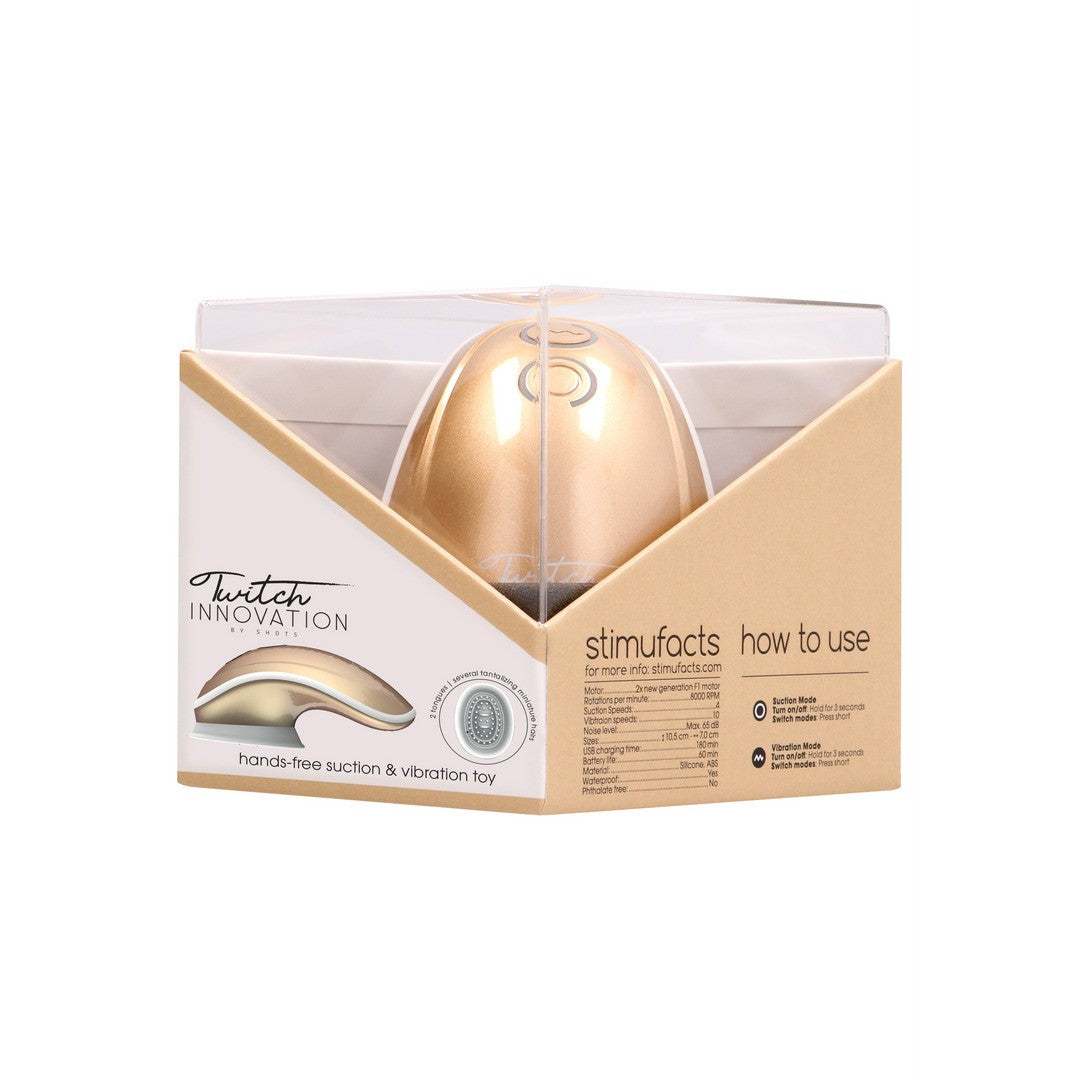 ESTIMULADOR TWITCH HANDSFREE DOURADO INNOVATION