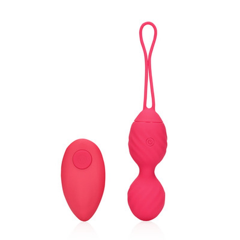 OVO VIBRATÓRIO COM COMANDO REMOTO VERMELHO LOVELINE