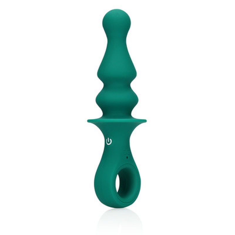 LOVELINE PAWN SHAPED ANAL VIBRATOR PEACOCK PLUME