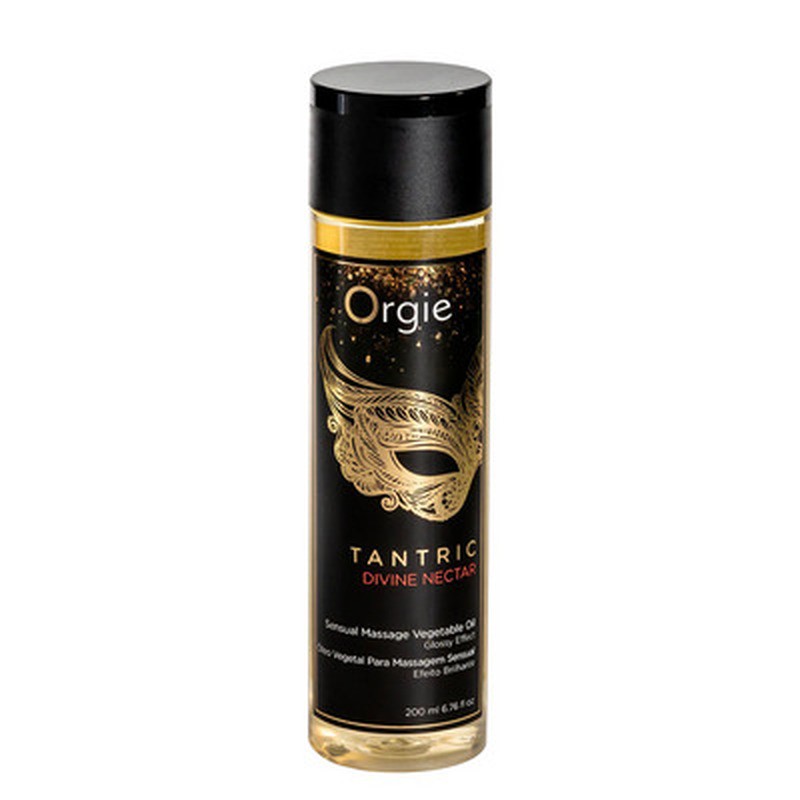 ÓLEO DE MASSAGEM COM EFEITO BRILHANTE TANTRIC DIVINE NECTAR 200ML ORGIE