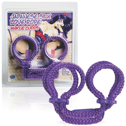 ALGEMAS PARA OS TORNOZELOS JAPANESE SILK LOVE ROPE ROXAS - Lust Sexshop