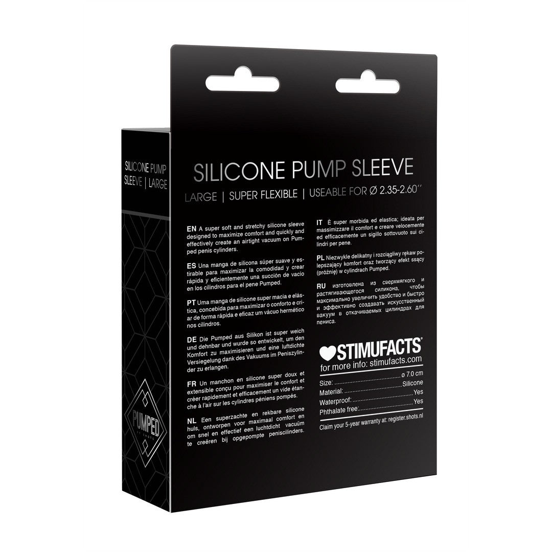 MANGA DE REPOSIÇÃO SILICONE PUMP LARGE PUMPED