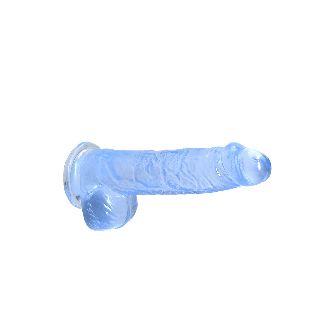 REALROCK REALISTIC DILDO WITH BALLS 6 /15 CM BLUE