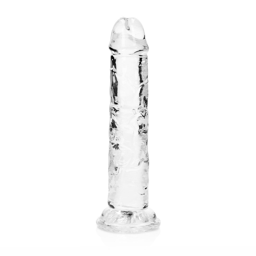 REALROCK STRAIGHT REALISTIC DILDO WITH SUCTION CUP 6 /14.5 CM TRANSPARENT