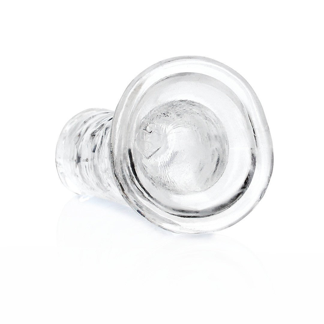 REALROCK STRAIGHT REALISTIC DILDO WITH SUCTION CUP 6 /14.5 CM TRANSPARENT