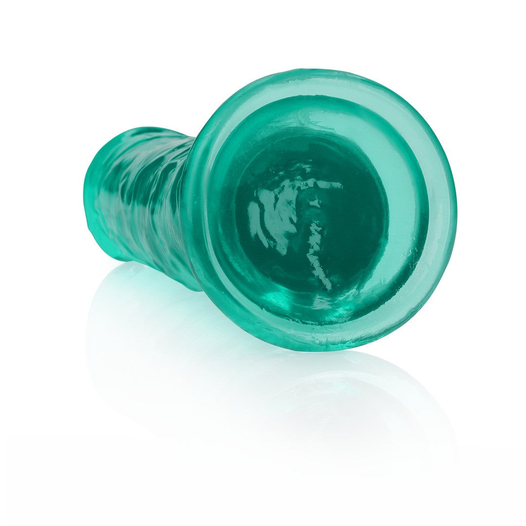 REALROCK STRAIGHT REALISTIC DILDO WITH SUCTION CUP 9 /23 CM GREEN