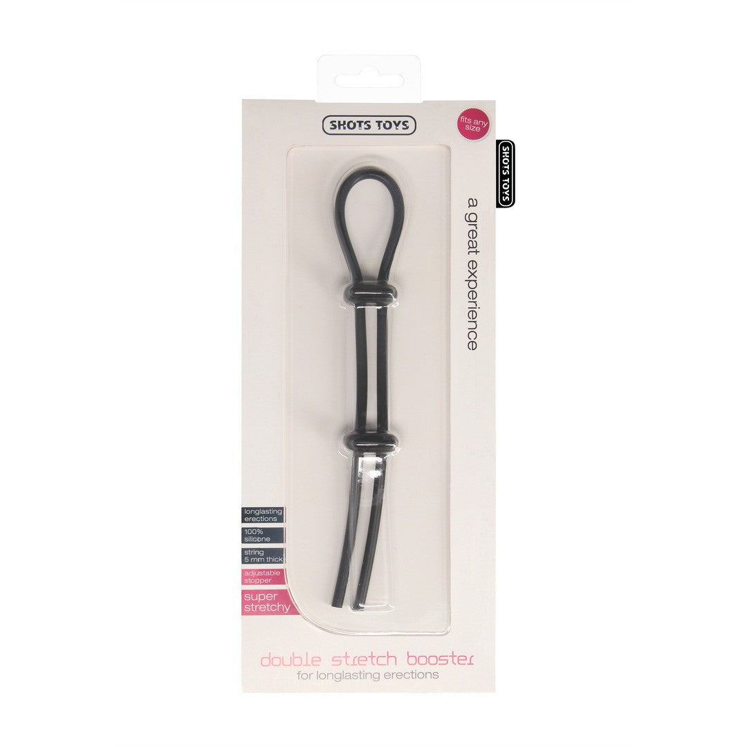 ANEL PARA O PÉNIS DOUBLE STRETCH BOOSTER SHOTS TOYS - Lust Sexshop