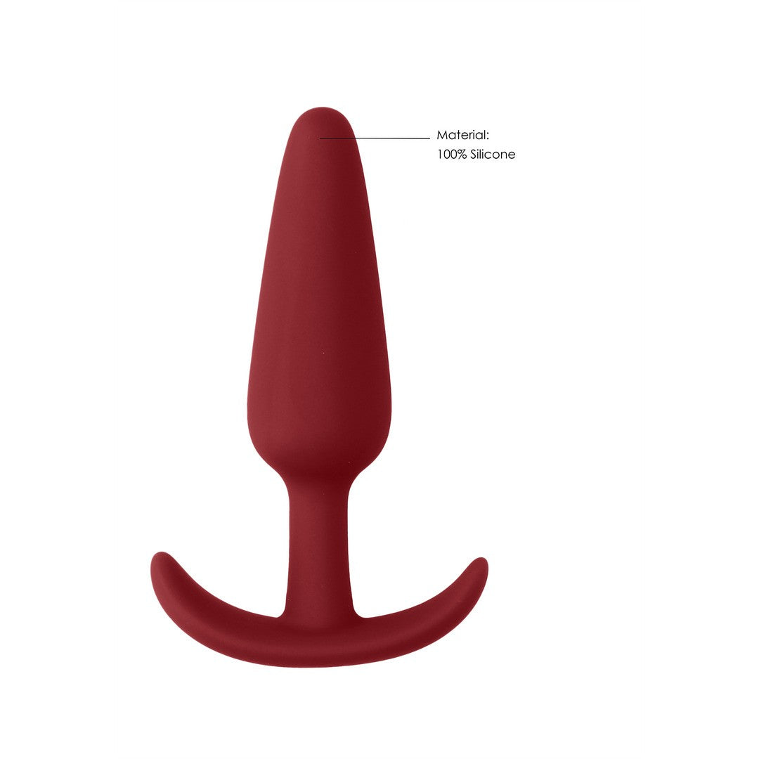 SHOTS TOYS SLIM BEGINNER BUTT PLUG RED
