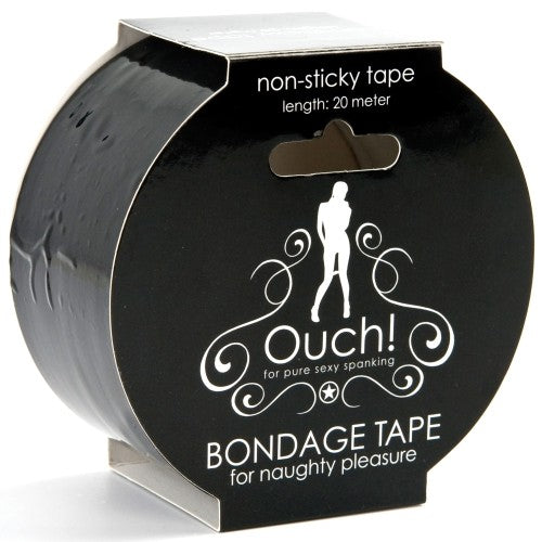 FITA OUCH! BONDAGE TAPE PRETA - Lust Sexshop