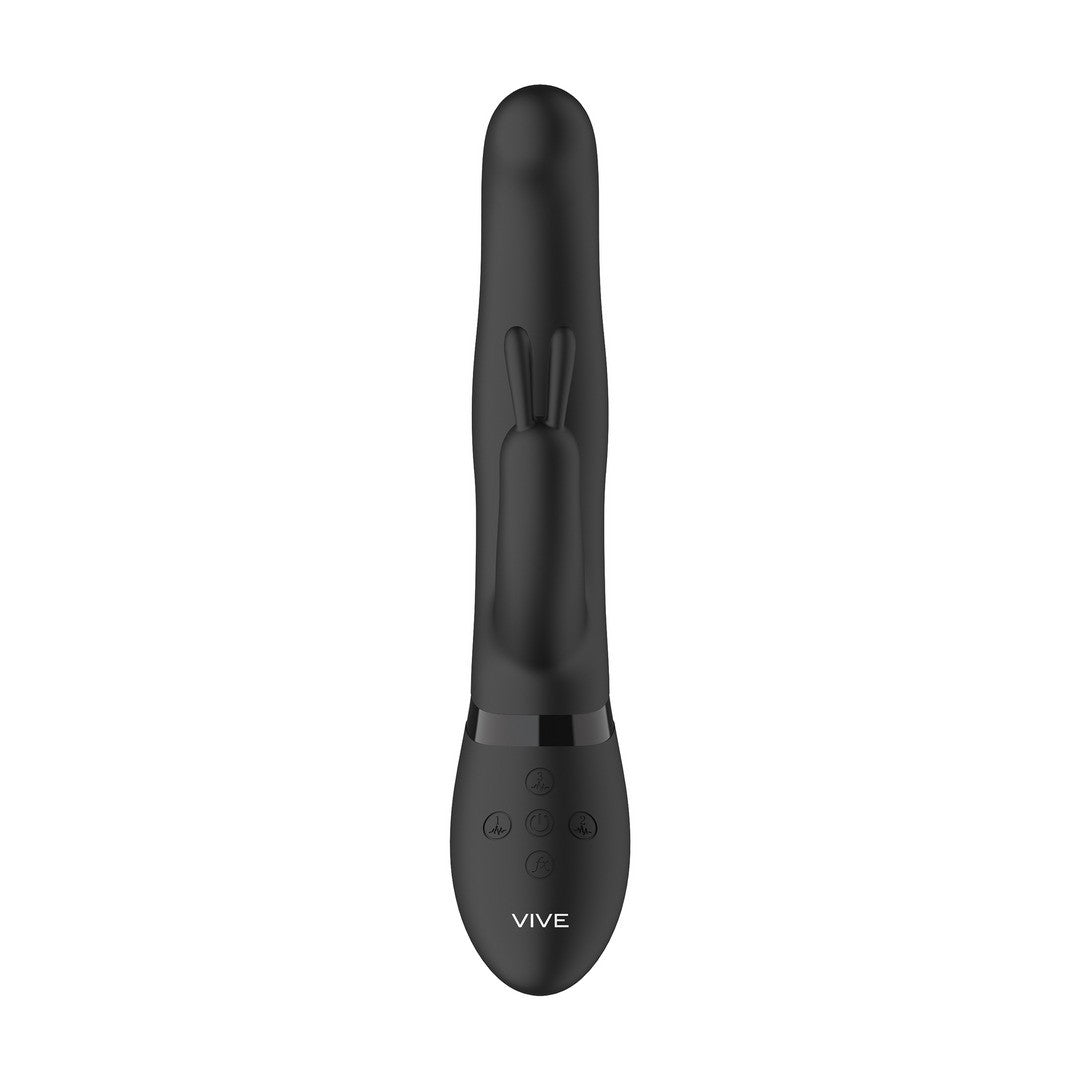 VIVE IZARA ROTATING BEADS RABBIT VIBRATOR BLACK