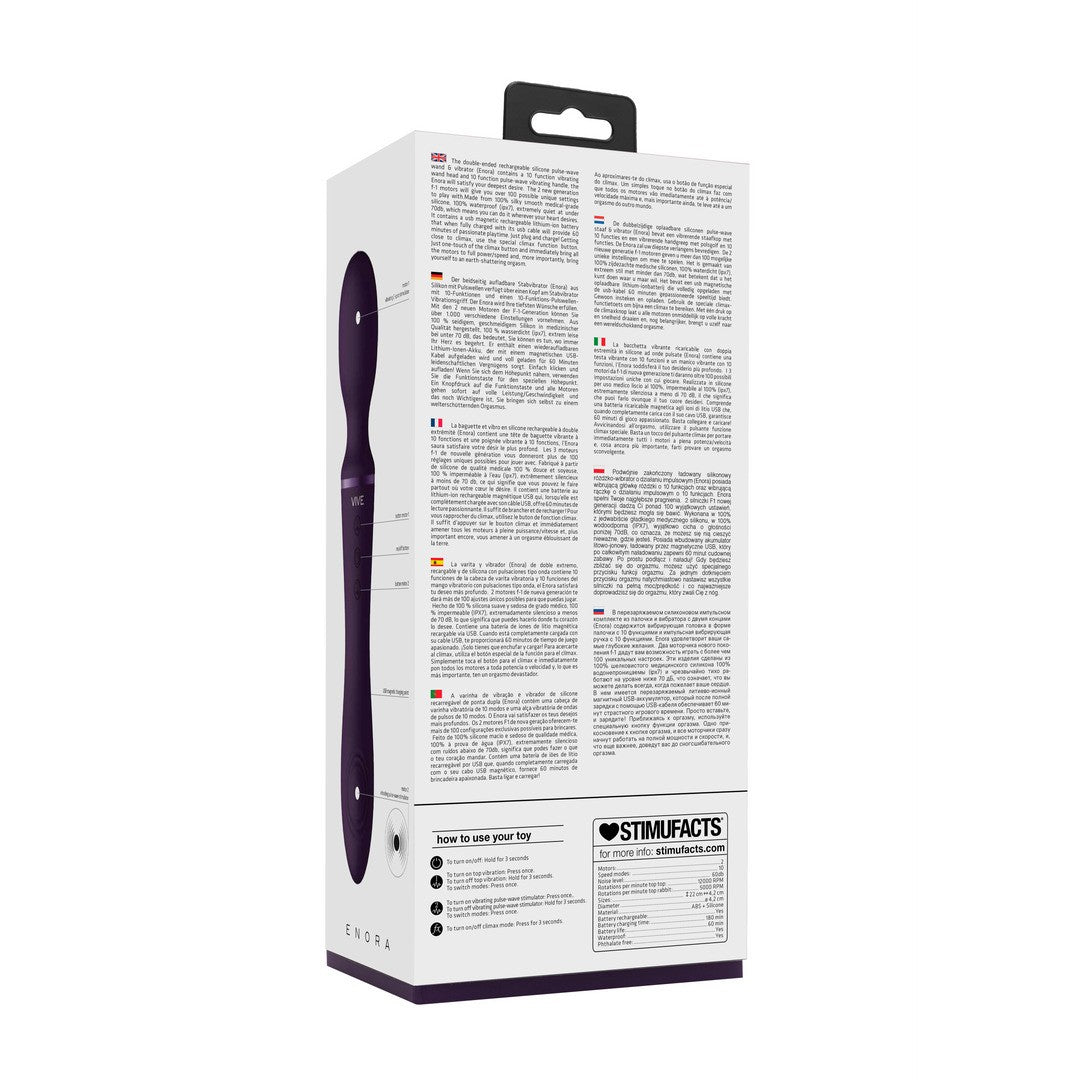 VIVE ENORA WAND VIBRATOR PURPLE
