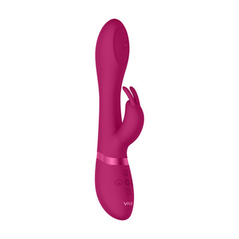 VIBRADOR MIRA SPINNING G-SPOT RABBIT ROSA VIVE 