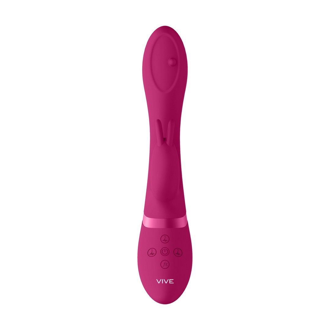 VIBRADOR MIRA SPINNING G-SPOT RABBIT ROSA VIVE