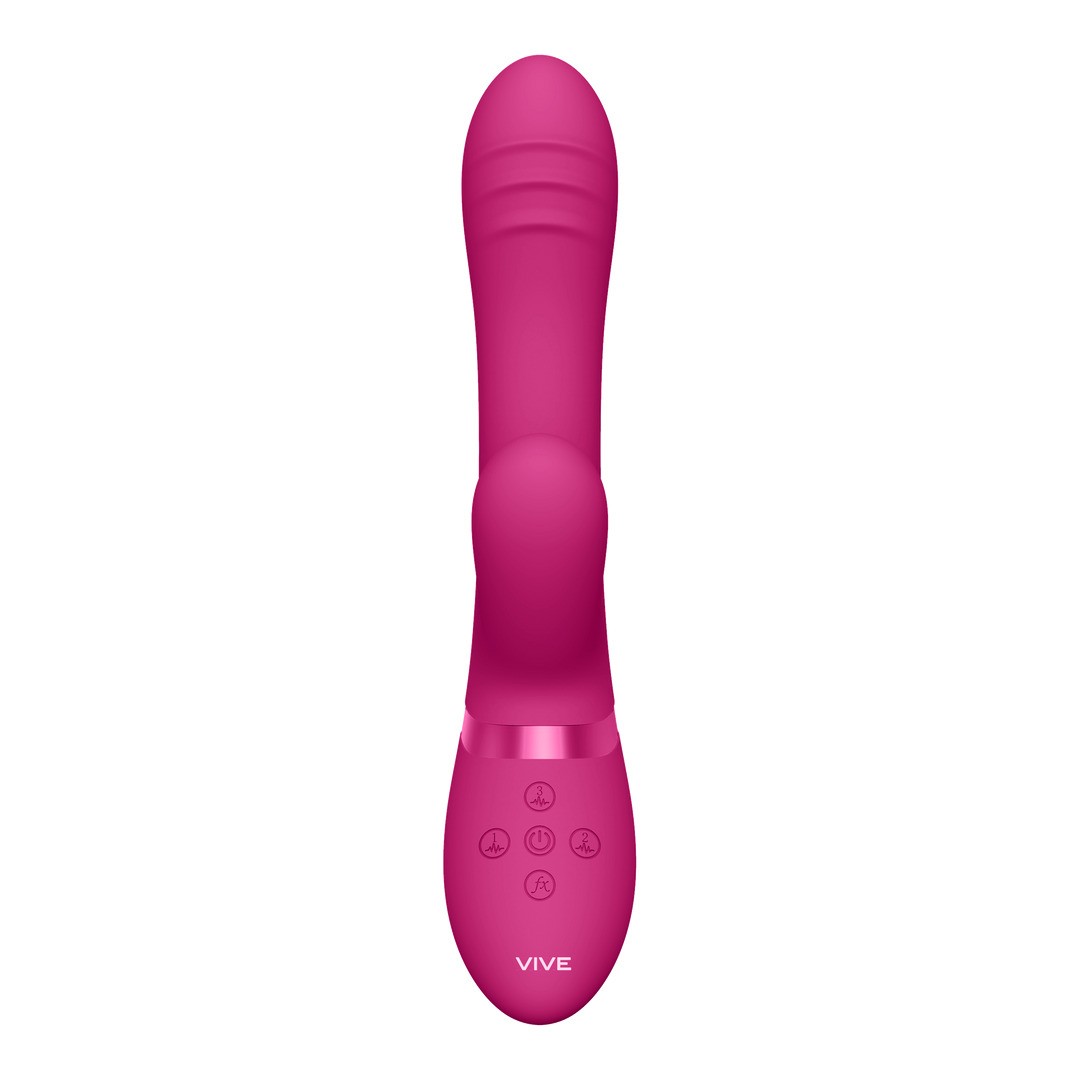 VIVE TANI FINGER MOTION WITH PULSE-WAVE VIBRATOR PINK