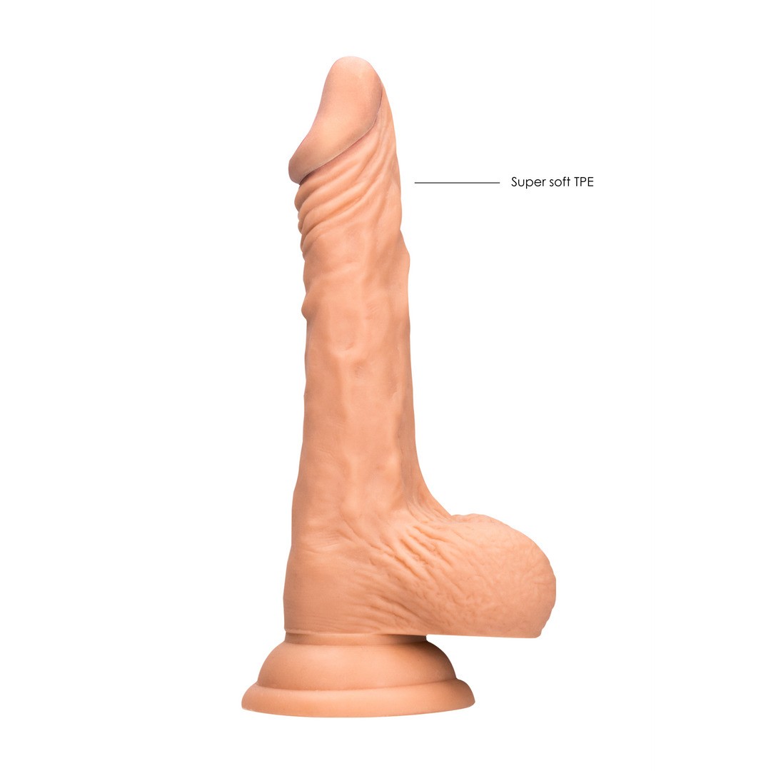 DILDO CON TESTÍCULOS 7 /17 CM REALROCK