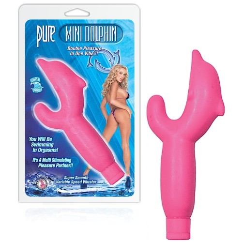 VIBRADOR MINI DOLPHIN ROSA - Lust Sexshop