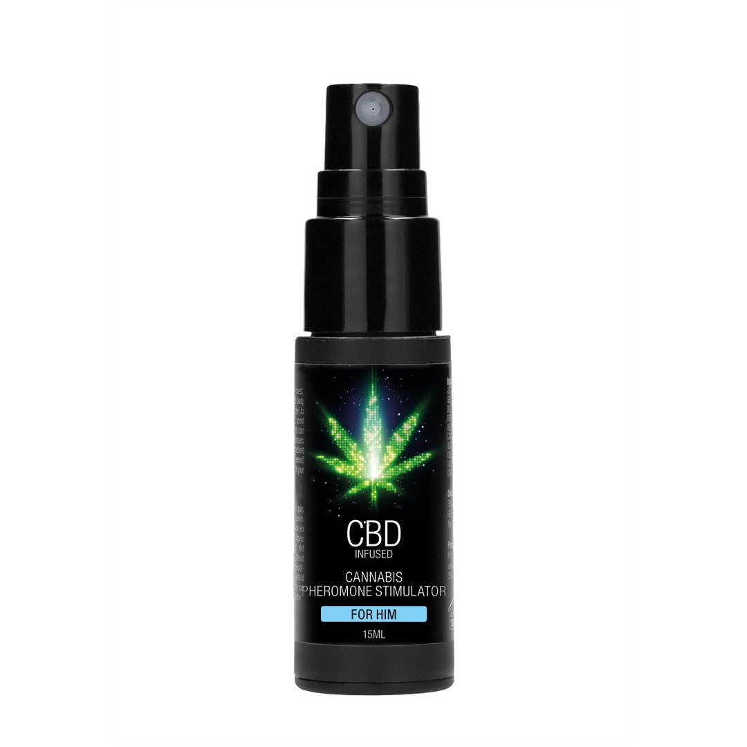 ATIVADOR DE FEROMONAS PARA HOMEM CBD CANNABIS 0.5 FL OZ 15 ML PHARMQUESTS