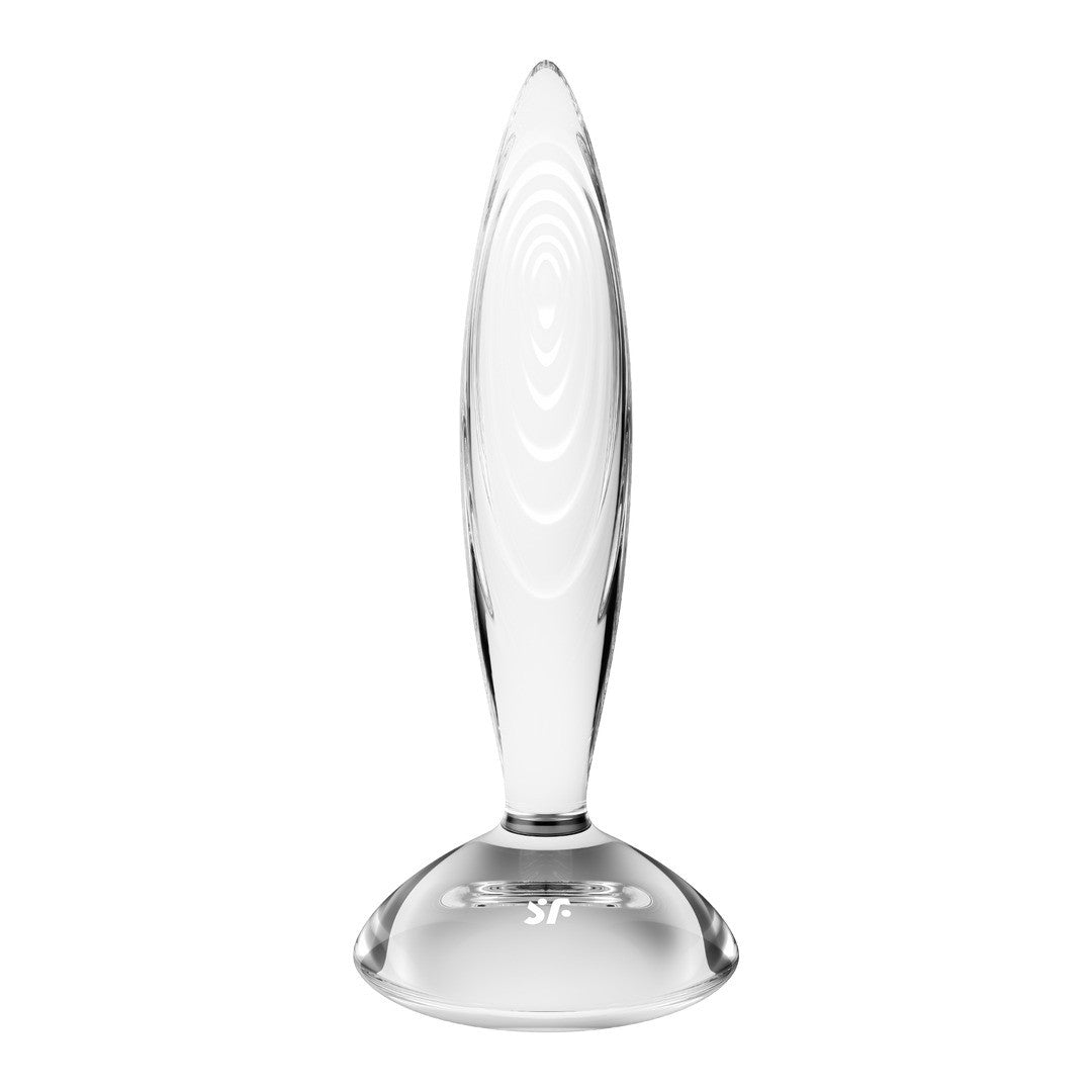 DILDO DE CRISTAL SPARKLING CRYSTAL TRANSPARENTE SATISFYER
