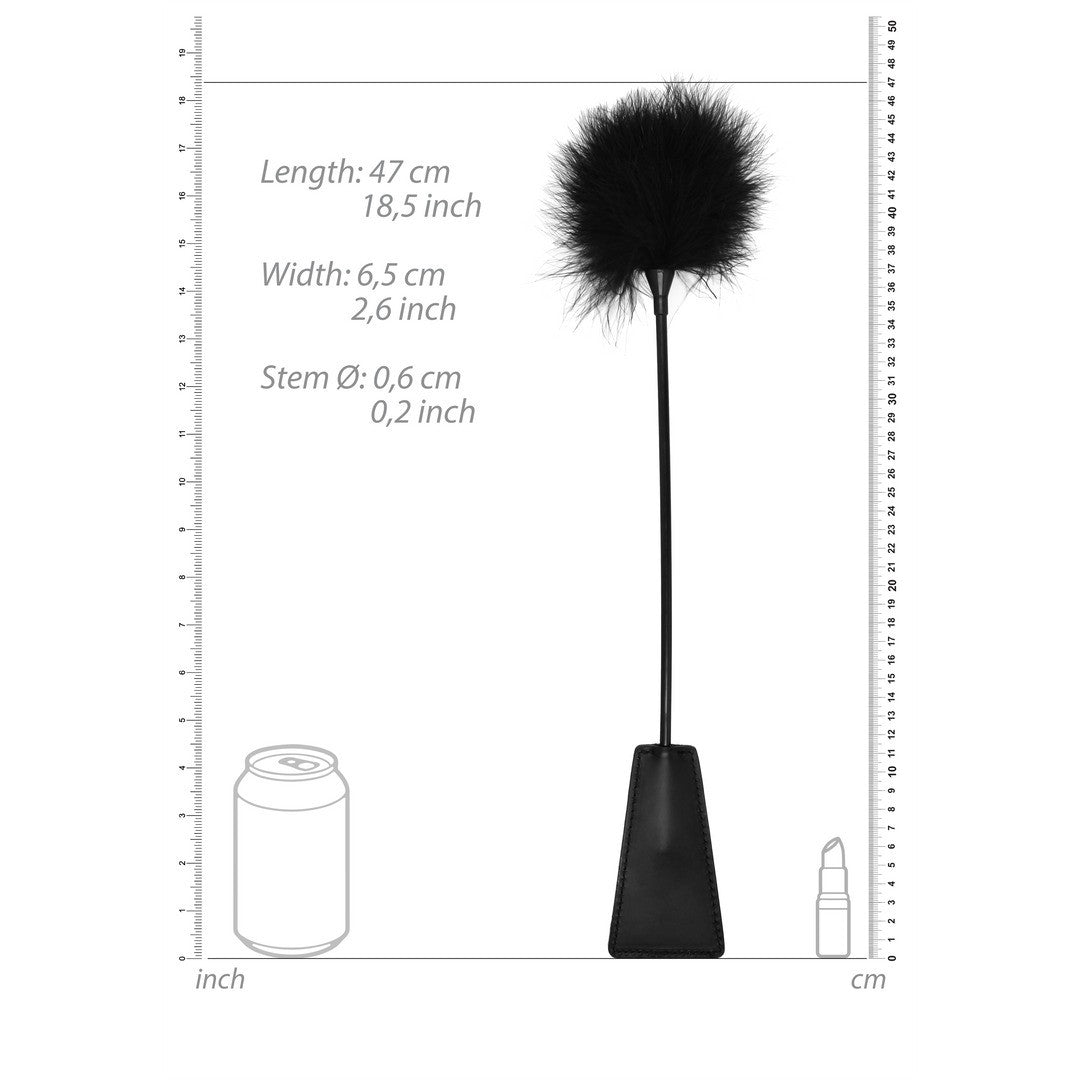 ESPANADOR DE PLUMAS COM CHIBATA PRETO OUCH!