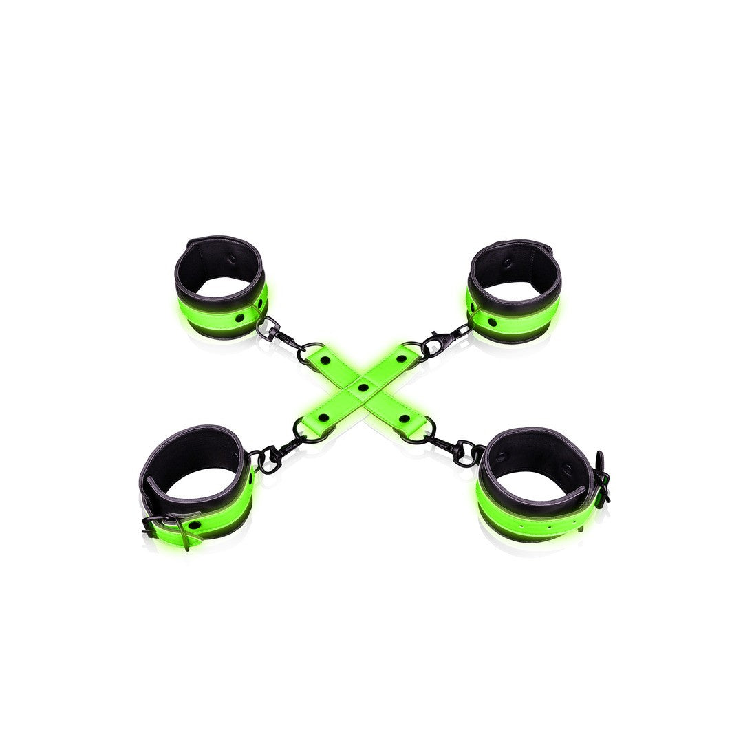 ALGEMAS PARA PULSOS E TORNOZELOS COM HOGTIE GLOW IN THE DARK OUCH!