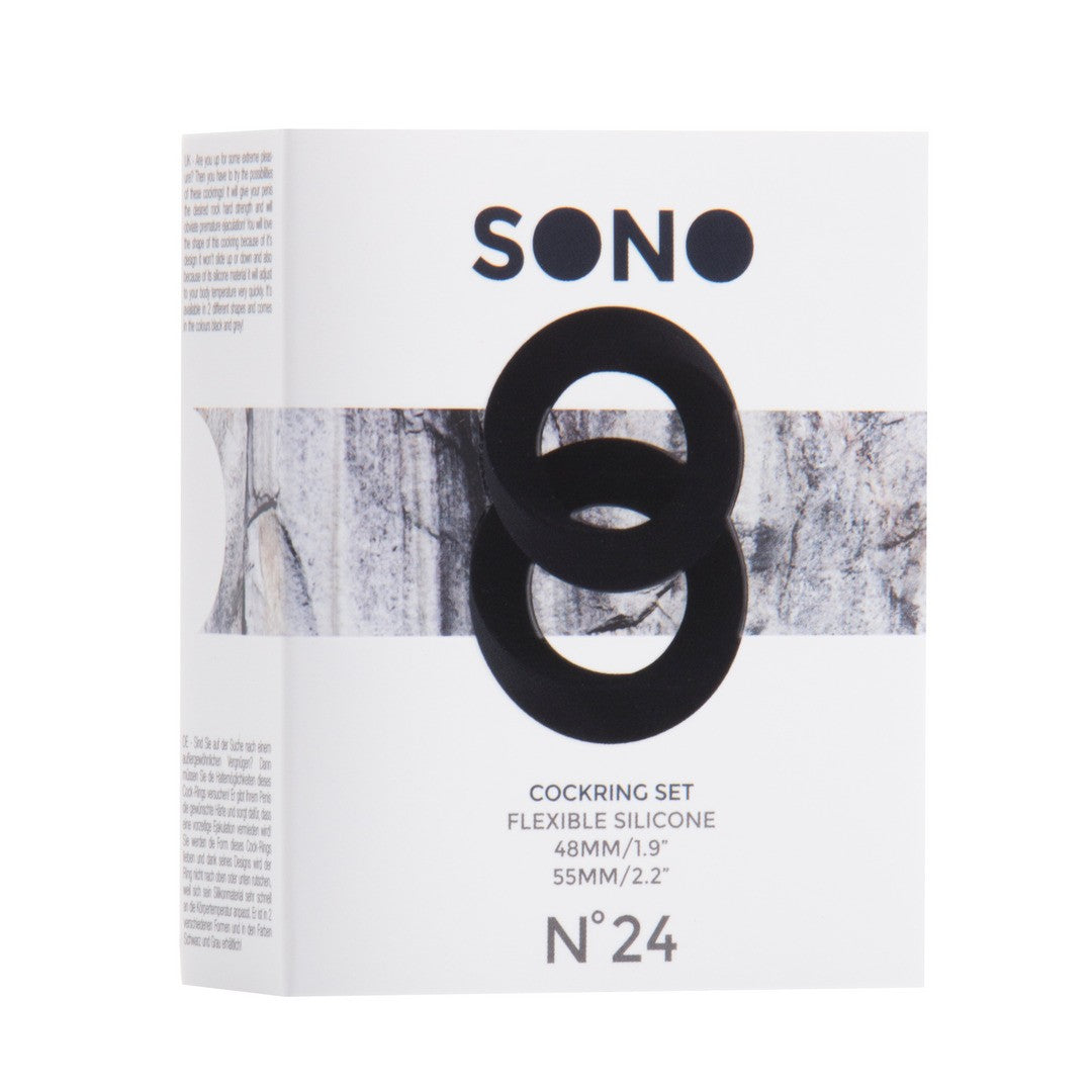 CONJUNTO DE 2 ANÉIS PARA O PÉNIS OUCH! - Lust Sexshop
