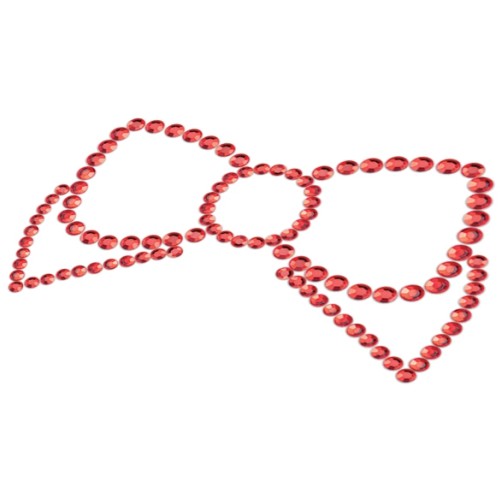 TAPA MAMILOS MIMI BOW BIJOUX INDISCRETS VERMELHOS - Lust Sexshop