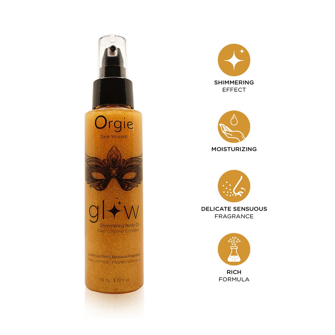 ÓLEO CORPORAL ILUMINADOR GLOW 110ML ORGIE