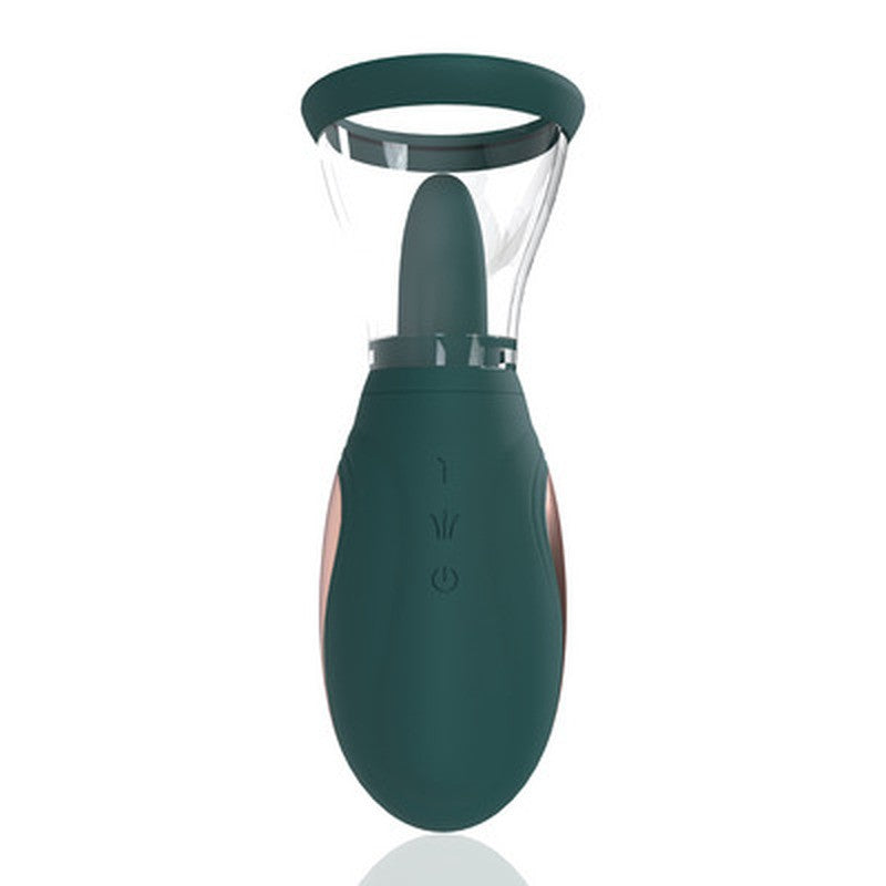PUMPED ENHANCE RECHARGEABLE VULVA AND BREAST PUMP FOREST GREEN