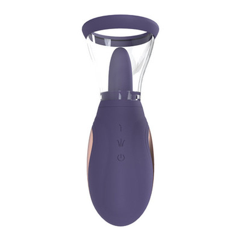 PUMPED ENHANCE RECHARGEABLE VULVA AND BREAST PUMP PURPLE