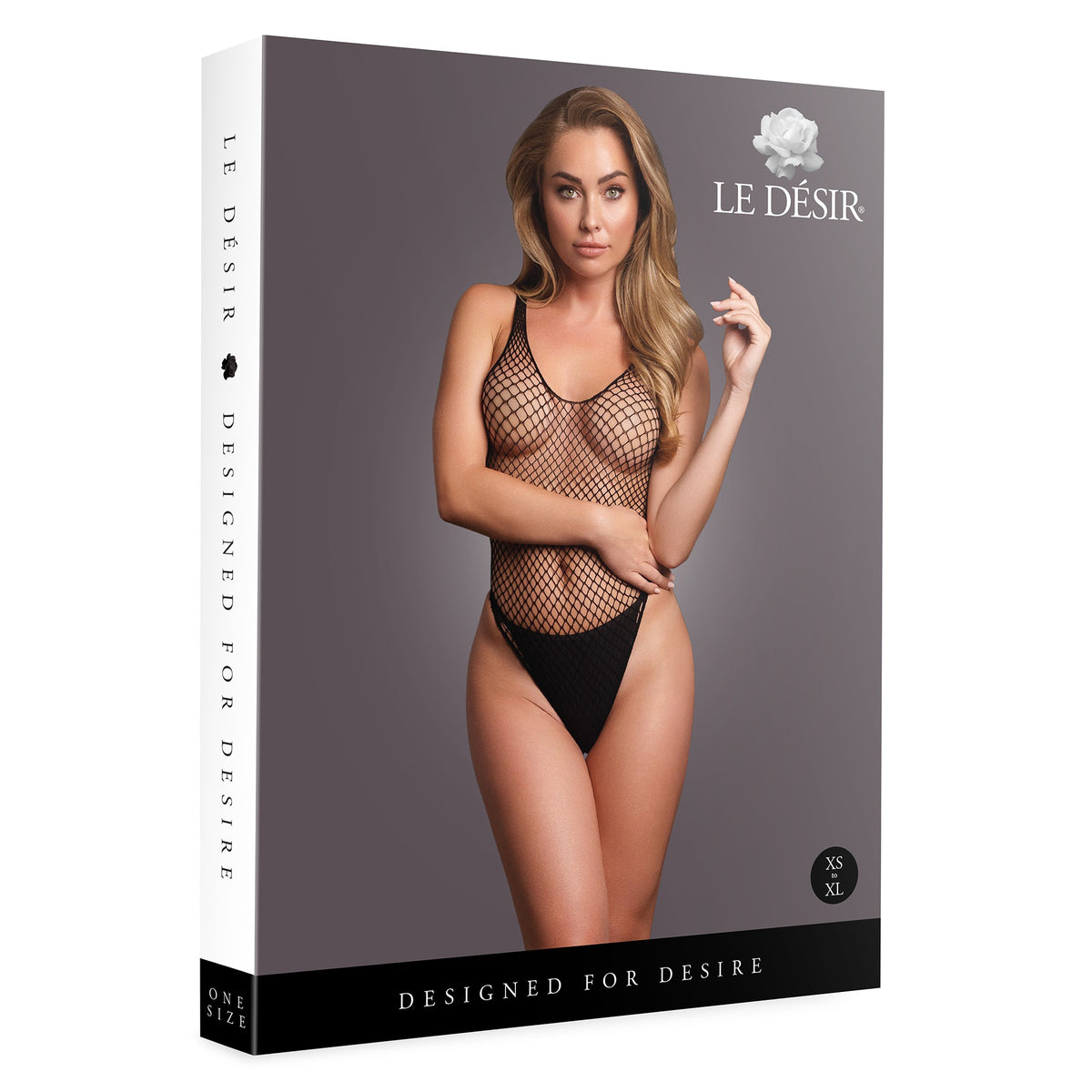 BODY DE REJILLA NEGRO LE DÉSIR