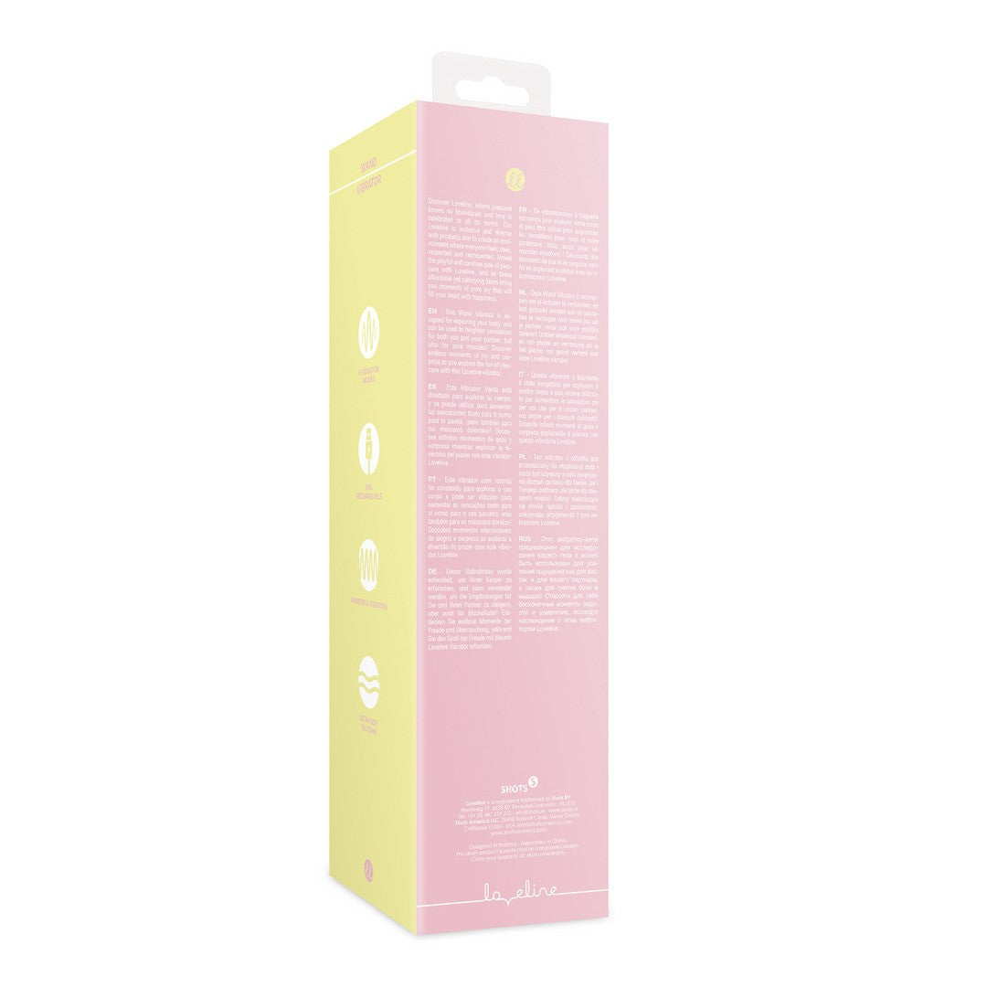 VARINHA MASSAJADORA ROSE PINK LOVELINE