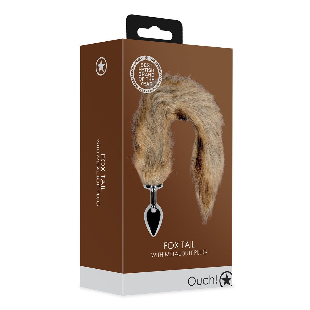 PLUG ANAL COM CAUDA DE RAPOSA CASTANHA OUCH! - Lust Sexshop