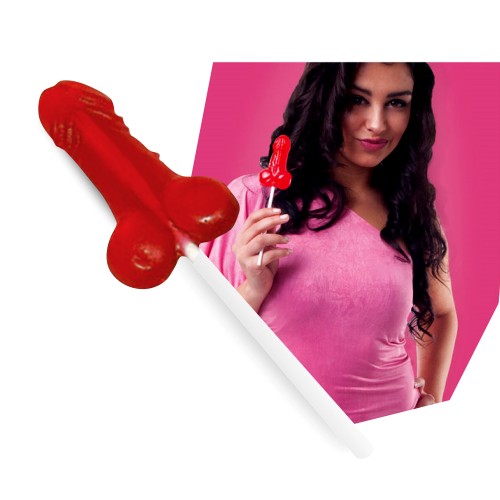 CHUPA-CHUPA DE GOMA EM FORMA DE PÉNIS SECRET PLAY - Lust Sexshop