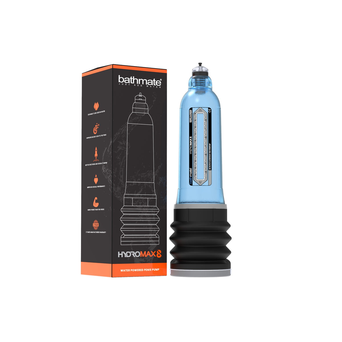 BATHMATE HYDROMAX 8 PENIS PUMP BLUE