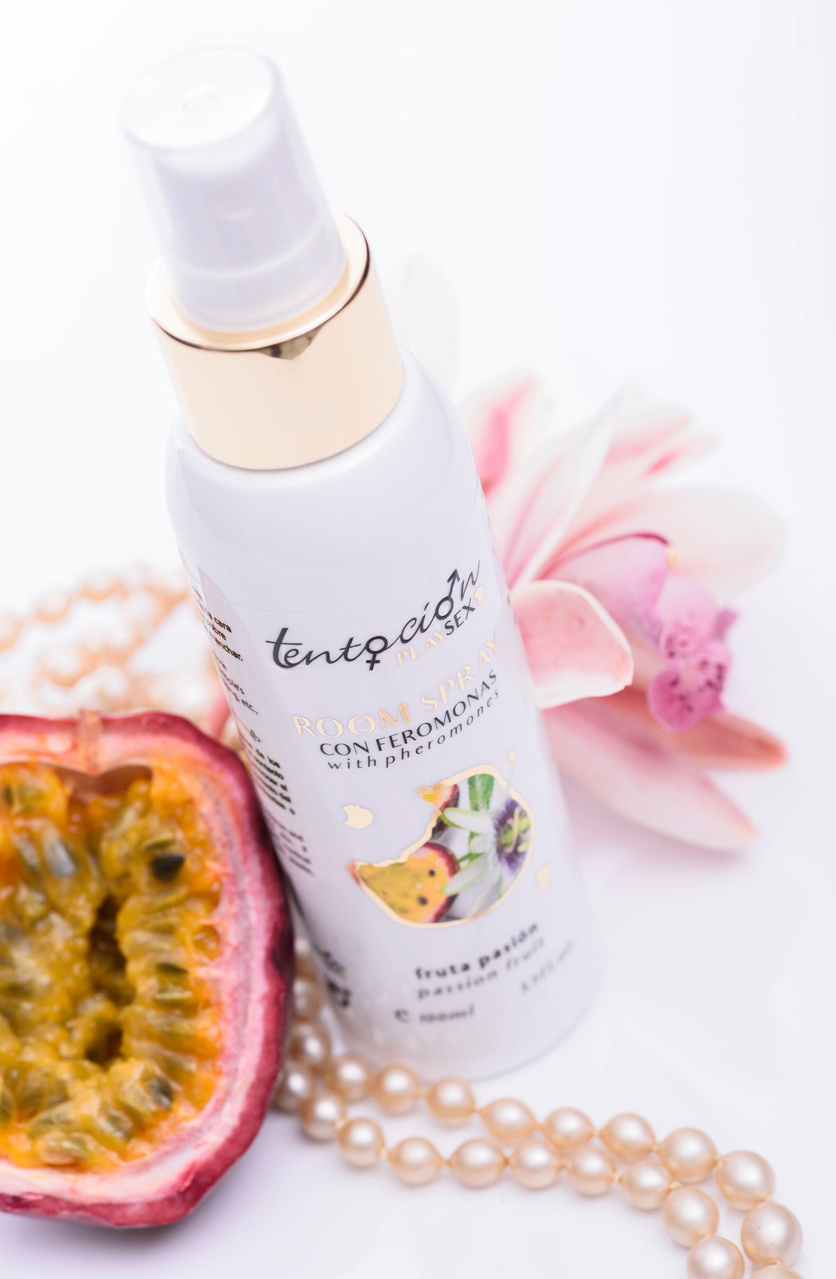 AMBIENTADOR COM FEROMONAS AROMA MARACUJÁ 100ML TENTACIÓN PLAY SEX