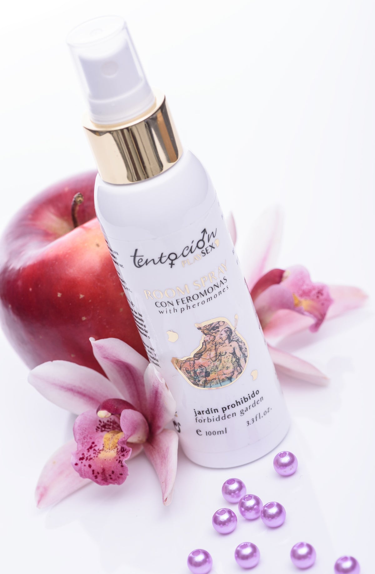 AMBIENTADOR COM FEROMONAS AROMA JARDIM PROIBIDO 100ML TENTACIÓN PLAY SEX