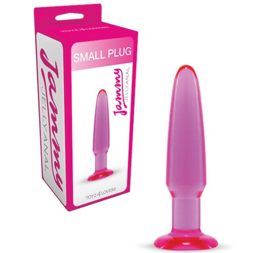 PLUG ANAL JAMMY JELLY ANAL SMALL PLUG ROSA - Lust Sexshop
