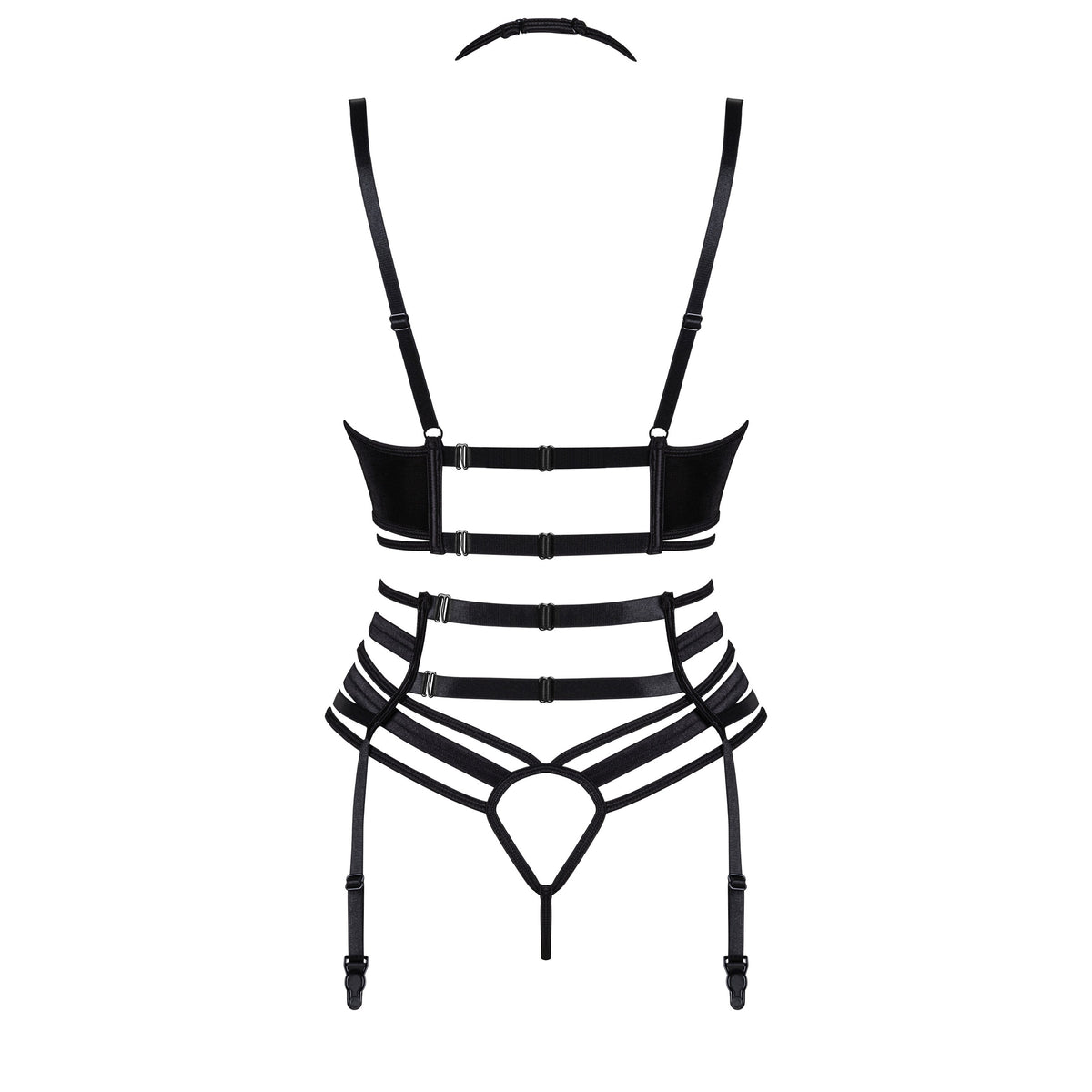 CONJUNTO DE 3 PIEZAS JOANNA NEGRO BEAUTY NIGHT FASHION