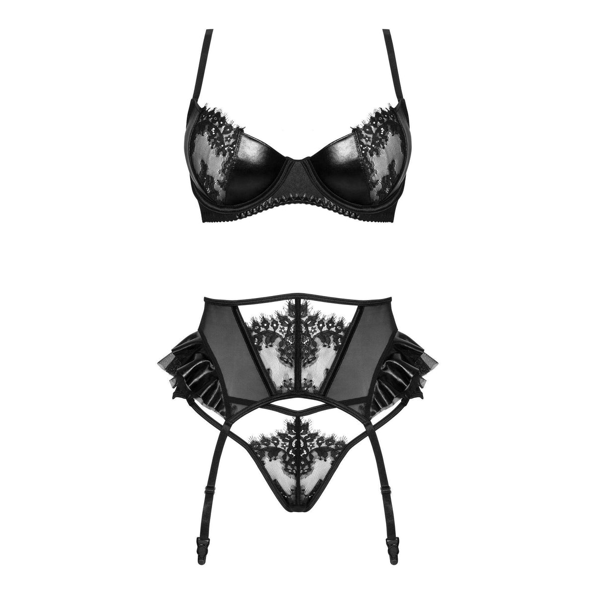 BEAUTY NIGHT FASHION RAFAELLA 3 PIECE SET BLACK
