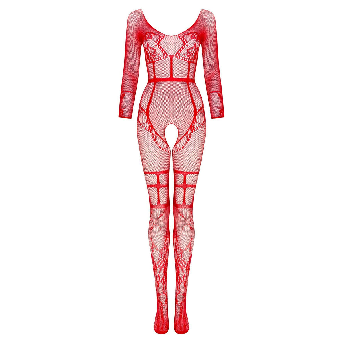 CATSUIT LORNA ROJO BEAUTY NIGHT FASHION