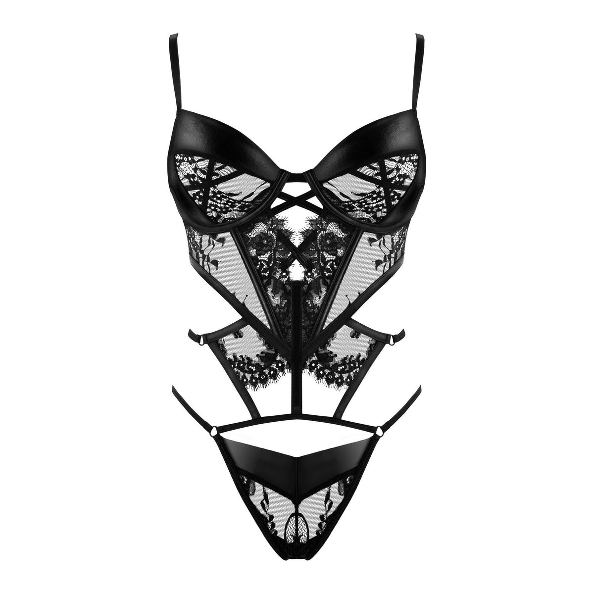 BEAUTY NIGHT FASHION LEONELA TEDDY BLACK