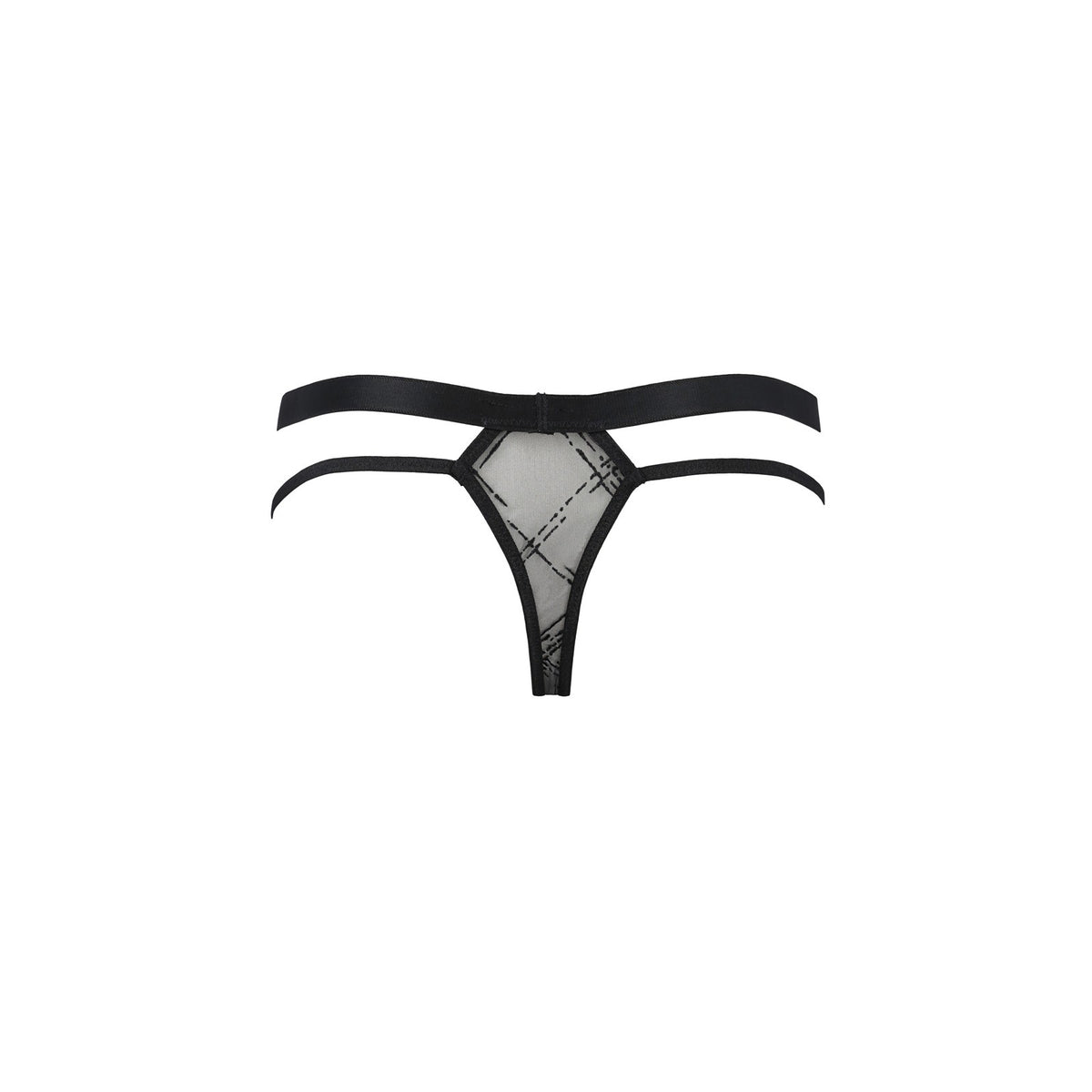 PASSION THONG COLLIN BLACK