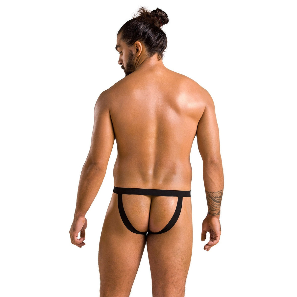 SLIP CON APERTURA BEN NEGRO PASSION