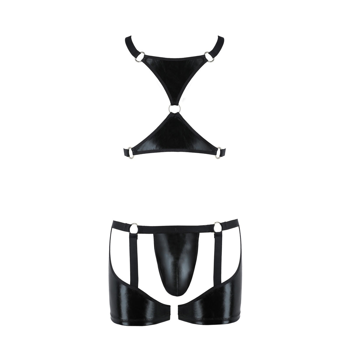 CONJUNTO DE 2 PIEZAS ARON NEGRO PASSION