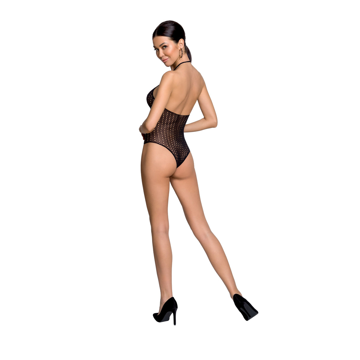 PASSION EROTIC LINE TEDDY BS088 BLACK