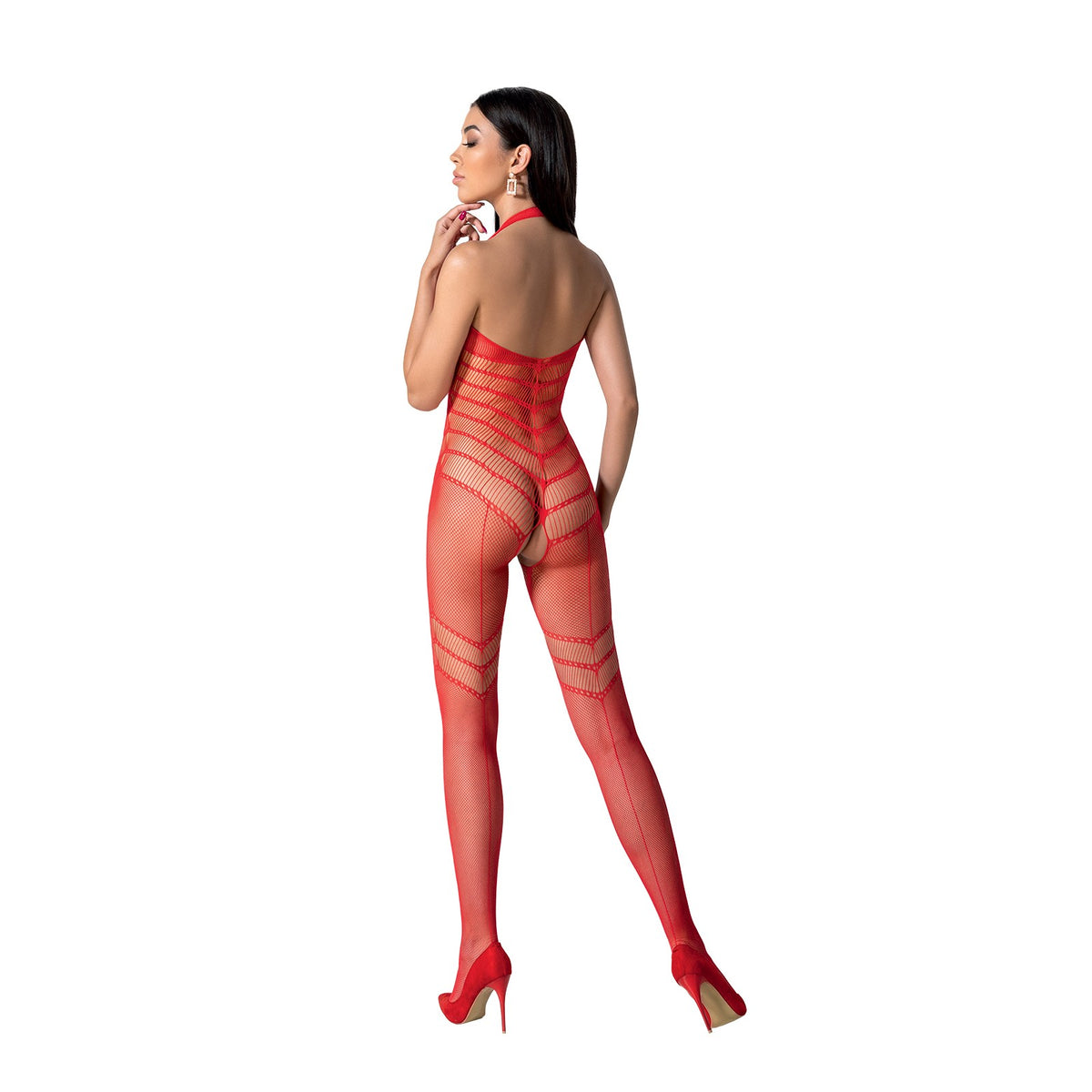 PASSION EROTIC LINE BODYSTOCKING BS100 RED